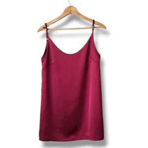 Showpo. Size 6 Merlot Silky Tunic Slip dress